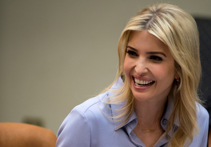 Trong tuyên bố gửi qua thư điện tử cho NBC News, Nhà Trắng cho biết, chính quyền hài lòng khi Ivanka Trump đã lựa chọn đảm nhận vai trò “chưa từng có” để hỗ trợ Tổng thống. (Ảnh: New York Times)