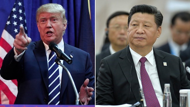 Tổng thống Mỹ Donald Trump và Chủ tịch Trung Quốc Tập Cận Bình. (Nguồn: CNN) 