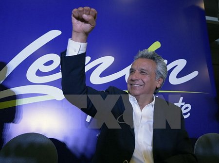 Ứng cử viên Lenin Moreno. (Nguồn: EPA/TTXVN)