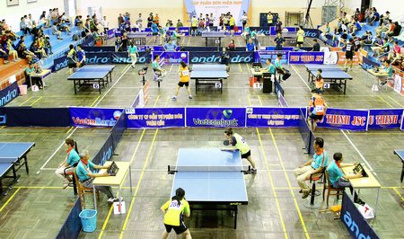 Bóng bàn Đại hội TDTT ĐBSCL 2017 được tổ chức thi đấu tại Vĩnh Long.