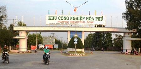 Khu công nghiệp Hòa Phú- cánh chim đầu đàn đã lấp đầy, hiện đang mở rộng giai đoạn 2.