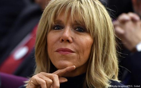 Phu nhân Tổng thống đắc cử Pháp Brigitte Macron. (Ảnh: Getty Images/AFP)