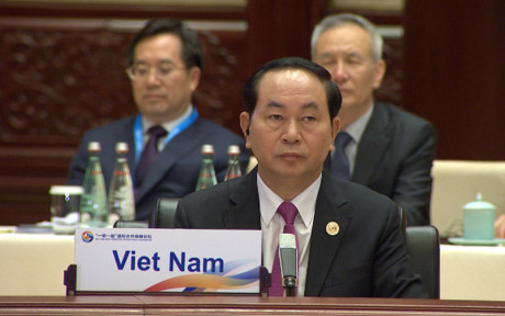 Phát biểu tại Hội nghị, Chủ tịch nước Trần Đại Quang nhấn mạnh: Việt Nam hoan nghênh các sáng kiến liên kết kinh tế, kết nối khu vực nói chung, Sáng kiến “Vành đai và Con đường” nói riêng, và sẵn sàng hợp tác cùng các quốc gia nghiên cứu, xây dựng và triển khai thực hiện các dự án đem lại lợi ích chung, góp phần thực hiện thành công các mục tiêu phát triển bền vững.