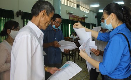 Nhiều người có các dấu hiệu nghi mắc hen, COPD được khám sàng lọc mới đây tại BVĐK tỉnh Vĩnh Long.