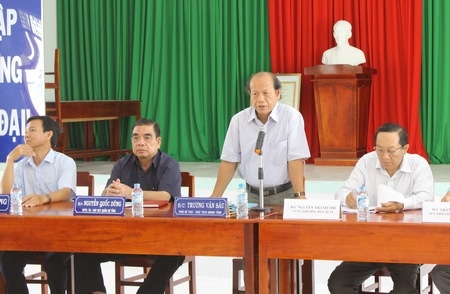 Đoàn giám sát đánh giá cao các mô hình sản xuất nông nghiệp hiệu quả kinh tế cao ở Tam Bình hiện nay.