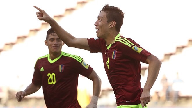 Nahuel Ferraresi mang chiến thắng về cho U20 Venezuela. (Nguồn: Getty Images)