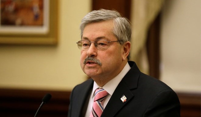 Tân Đại sứ Mỹ tại Trung Quốc Terry Branstad. (Nguồn: AP)