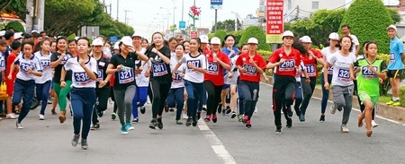 Sau khai mạc Đại hội TDTT Phường 4, nội dung chạy việt dã đã vào cuộc.