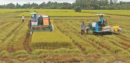 Bức tranh nông thôn no ấm của xã Hòa Hiệp hôm nay.