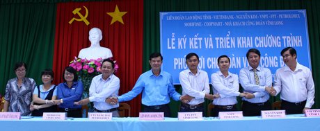 Các đơn vị ký kết chương tình phúc lợi cho đoàn viên công đoàn