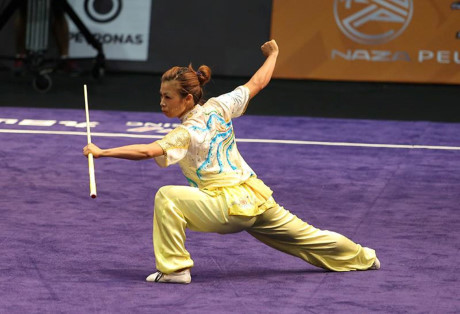 2. Hoàng Thị Phương Giang (Việt Nam) - Wushu (Ảnh: Ngọc Duy).