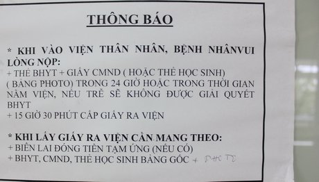 Hầu hết bệnh viện công lập đều nêu yêu cầu này với người dân khi đến khám chữa bệnh, nhằm đảm bảo quyền lợi tham gia BHYT của họ.