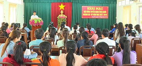 Khai mạc thi tuyển dụng viên chức ngành giáo dục