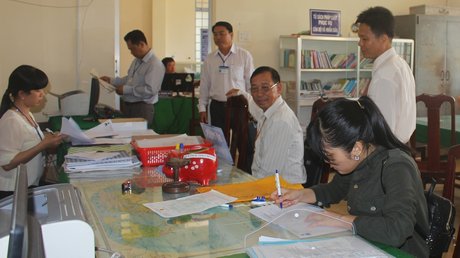 Xã Tân An Thạnh chấp hành khá tốt việc trực đảm bảo vị trí làm việc.