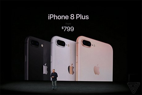 iPhone 8 và 8 Plus có mặt sau bằng kính, sạc không dây. 