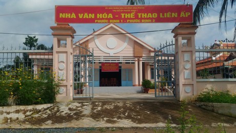 Nhà Văn hóa- Thể thao liên ấp Phước Định 1- Phước Định 2.