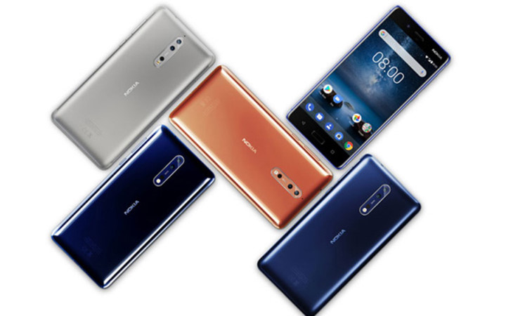 Nokia 8 sử dụng vỏ kim loại nguyên khối với các góc cạnh được bo cong giúp người dùng dễ cầm nắm (Ảnh: Khoa học và Phát triển)