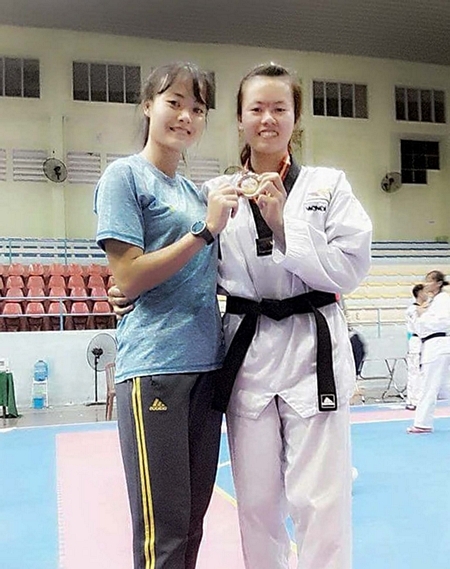  VĐV Nguyễn Vũ Ngọc Lánh (HCĐ, hạng cân 73kg). Ảnh: KIM ĐỒNG