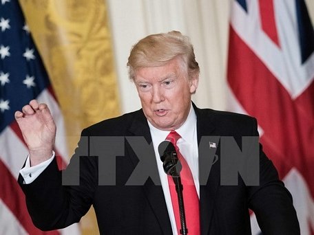 Tổng thống Mỹ Donald Trump. (Ảnh: AFP/TTXVN)