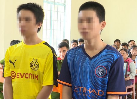 Nguyễn Nhựt Trường và Nguyễn Minh Thuận.