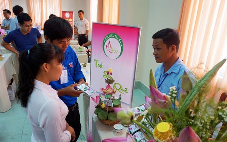 Bạn trẻ Đồng Tháp đã khai thác “tài nguyên bản địa” là cây sen để khởi nghiệp.