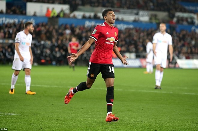 Lingard giúp Quỷ đỏ thắng dễ dàng. (Nguồn: PA)