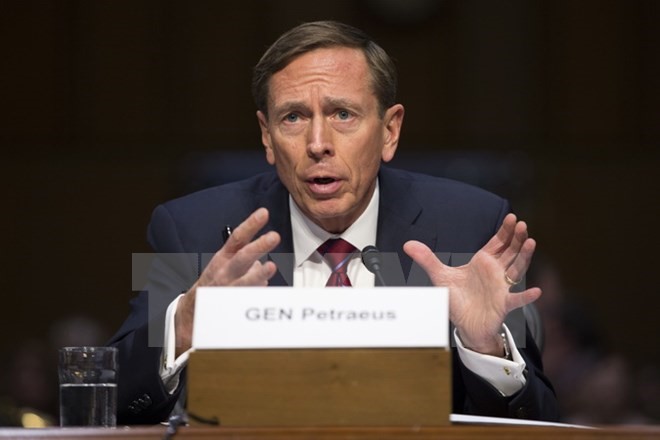 Cựu Giám đốc CIA David Petraeus. (Nguồn: AP/TTXVN)