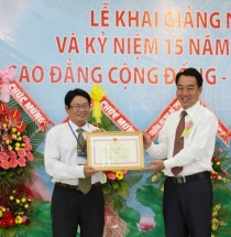 Trường CĐ Cộng đồng Vĩnh Long khai giảng năm học 2017- 2018