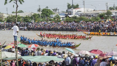 Thậm chí có người leo lên cây và ngâm mình dưới nước.