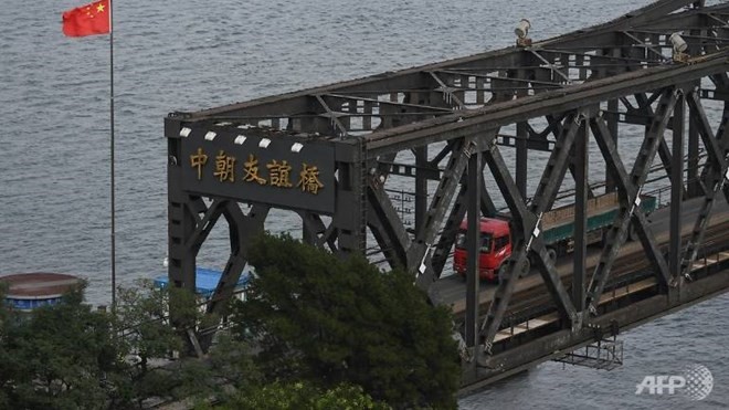 Cầu hữu nghị Trung-Triều sẽ bị tạm đóng cửa (Nguồn: AFP)