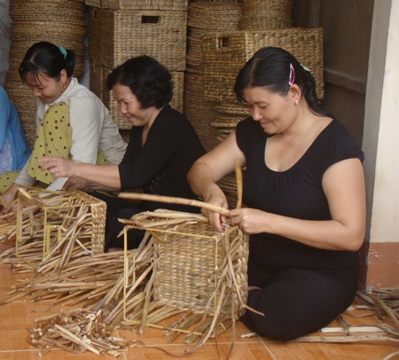 Nhờ chọn lựa nghề đào tạo phù hợp nên sau khi học nhiều LĐNT đã tiếp tục làm nghề để tăng thu nhập cho gia đình.