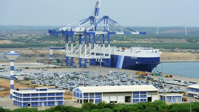 Cảng biển Hambantota. (Nguồn: AFP)