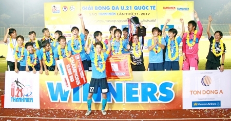 Đội U21 Yokohamma (Nhật Bản) vô địch mùa giải 2017.