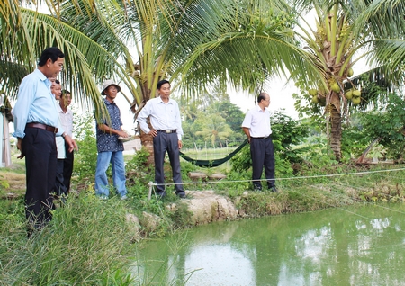 Thông qua sự hỗ trợ của các cấp hội mà nông dân vươn lên làm kinh tế giỏi ngày càng nhiều và từ đó góp sức xây nông thôn mới.