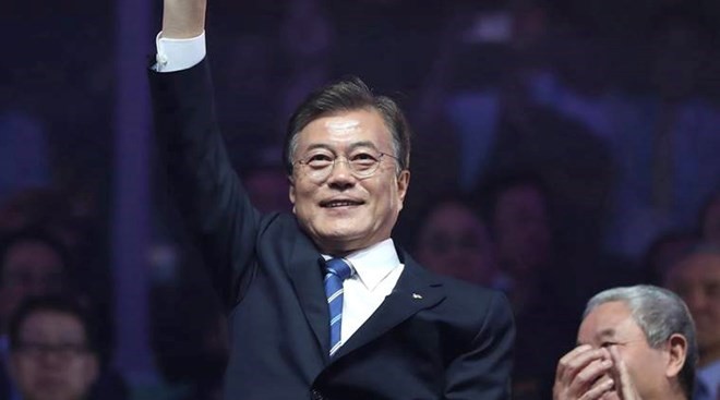 Tổng thống Hàn Quốc Moon Jae-in. (Nguồn: AP)