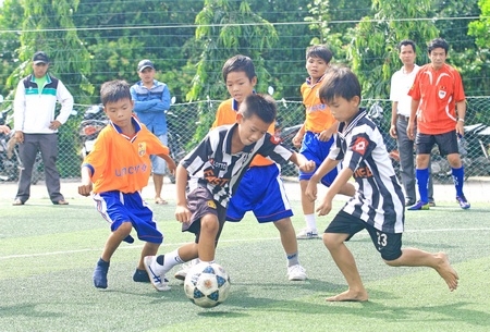 Bình Tân hiện nay là huyện tay trắng về cơ sở vật chất TDTT, các hoạt động thực hiện từ việc vận động xã hội hoá.