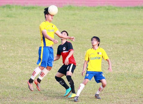 Bóng đá là môn thi đấu trong Hội thao Sinh viên tỉnh 2018 ngay đầu năm mới.