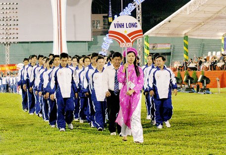 Vĩnh Long từng nhiều lần tham gia Đại hội TDTT toàn quốc.