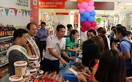 Nhiều sản phẩm nông sản Hàn Quốc được đông đảo người tiêu dùng Việt yêu thích. (Ảnh: KTĐT)
