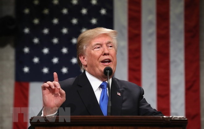 Tổng thống Mỹ Donald Trump. (Nguồn: AFP/TTXVN)