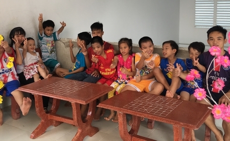 Trẻ em được học hành, chăm sóc tốt tại Trung tâm Công tác xã hội tỉnh.