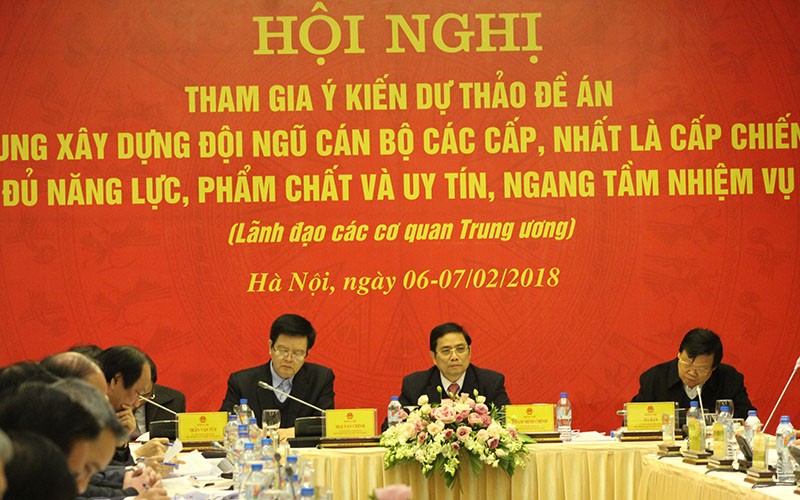 Trưởng Ban Tổ chức TƯ Phạm Minh Chính