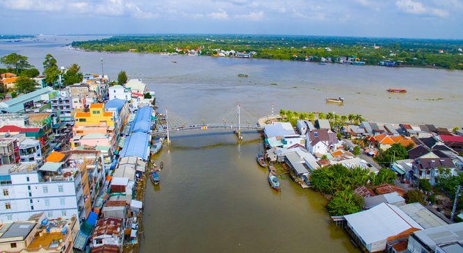 Một góc  chợ Vĩnh Long ngày nay   