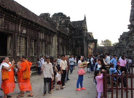 Khu Đền Angkorwat. (Ảnh: Minh Hưng/TTXVN)