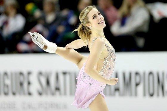  VĐV Ashley Wagner.