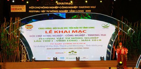 Ông Trần Hoàng Tựu- Tỉnh ủy viên, Phó Chủ tịch UBND tỉnh, Trưởng Ban tổ chức phát biểu khai mạc.