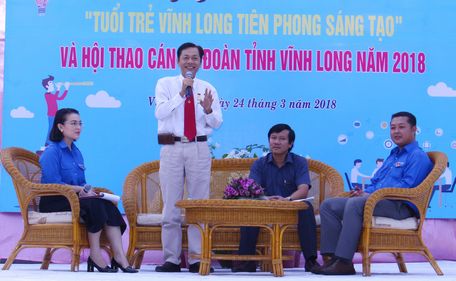 Tham gia diễn đàn “Tuổi trẻ Vĩnh Long tiên phong sáng tạo”