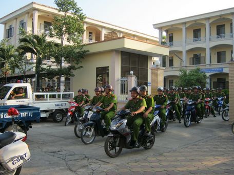 Lực lượng công an các cấp trong tỉnh thường xuyên ra quân tấn công các loại tội phạm, đảm bảo ANTT trên địa bàn.