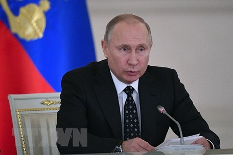 Tổng thống Nga Vladimir Putin. (Nguồn: AFP/TTXVN)