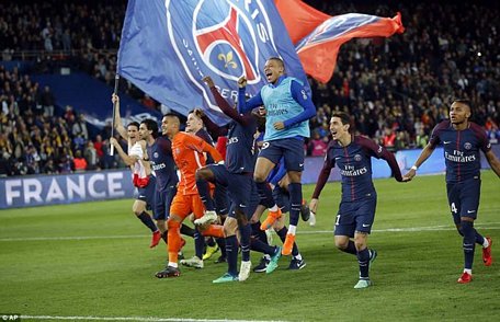 Paris Saint Germain lần thứ 7 lên ngôi Ligue 1. (Nguồn: AP)